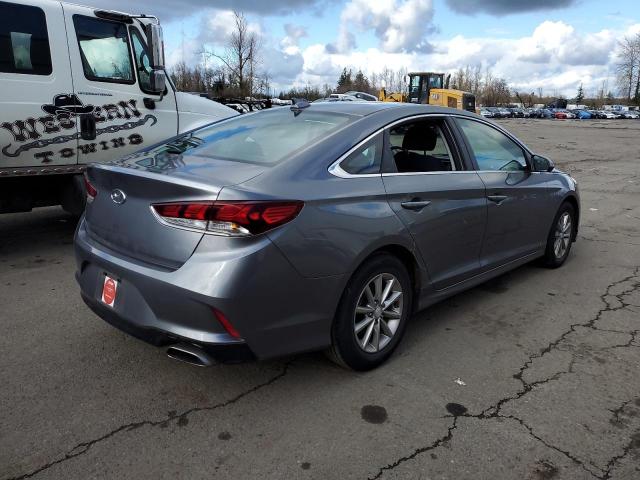 5NPE24AF3JH676263 - 2018 HYUNDAI SONATA SE GRAY photo 3