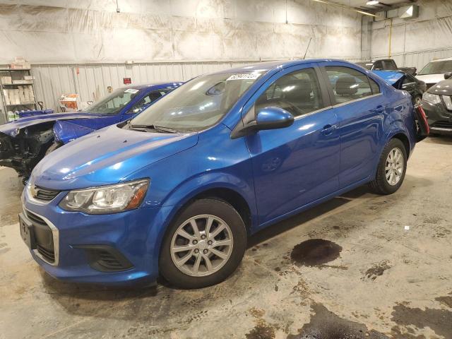 1G1JD5SH4H4100317 - 2017 CHEVROLET SONIC LT BLUE photo 1