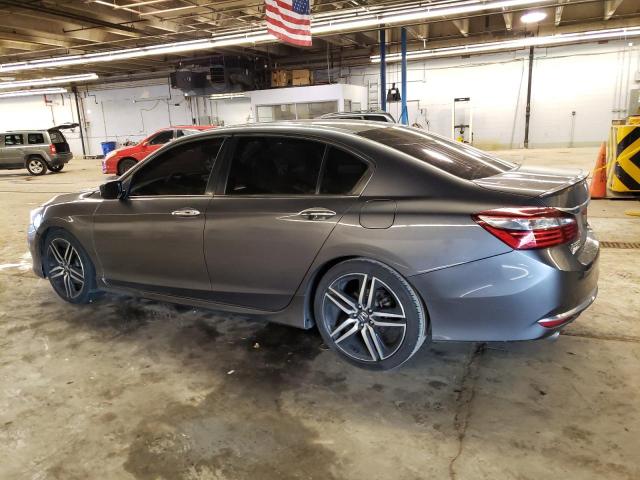 1HGCR2F57HA295347 - 2017 HONDA ACCORD SPORT GRAY photo 2