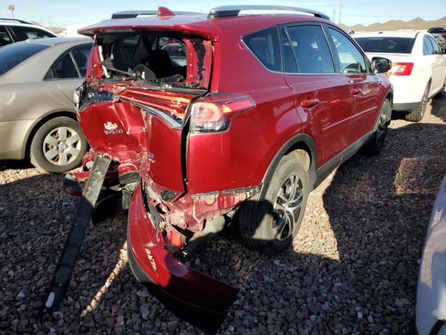 2T3BFREV7JW704466 - 2018 TOYOTA RAV4 LE MAROON photo 3