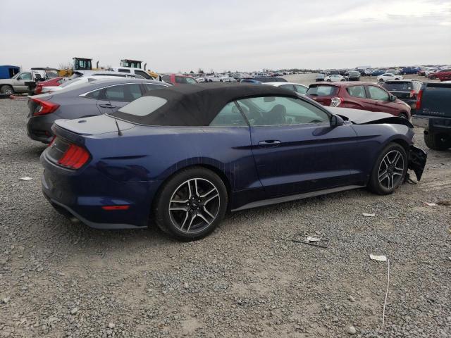 1FATF8UH8J5124793 - 2018 FORD MUSTANG BLUE photo 3