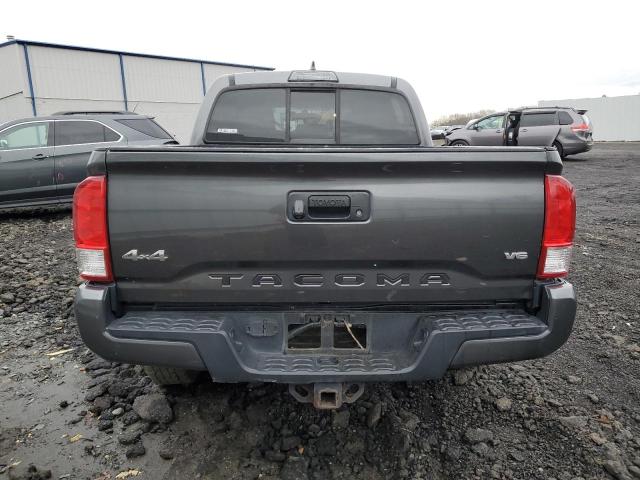 3TMCZ5AN4GM020480 - 2016 TOYOTA TACOMA DOUBLE CAB GRAY photo 6