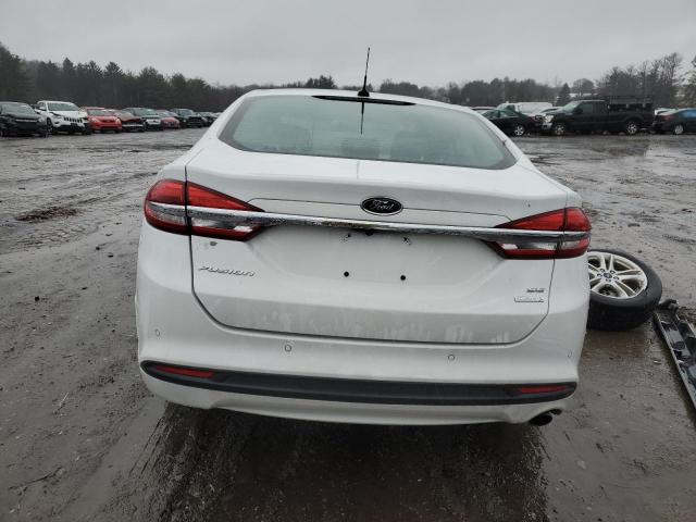 3FA6P0HD2JR165391 - 2023 FORD FUSION SE WHITE photo 6