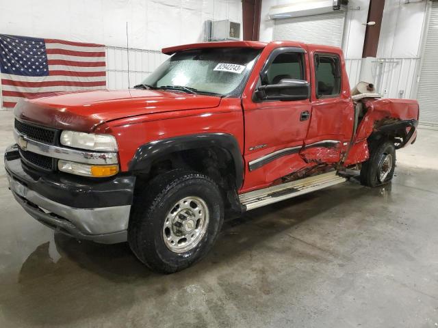 1GCHK29G12E128651 - 2002 CHEVROLET SILVERADO K2500 HEAVY DUTY RED photo 1