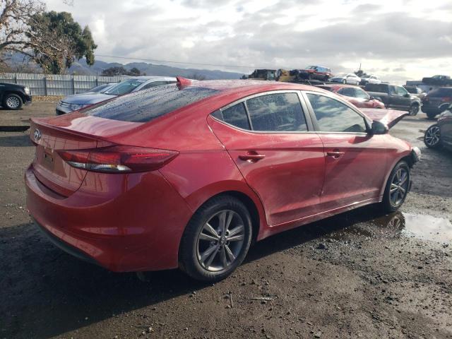 5NPD84LF3HH184981 - 2017 HYUNDAI ELANTRA SE RED photo 3