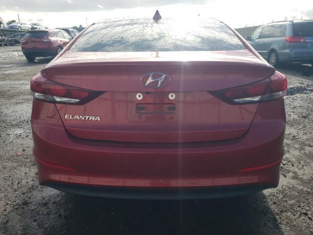 5NPD84LF3HH184981 - 2017 HYUNDAI ELANTRA SE RED photo 6