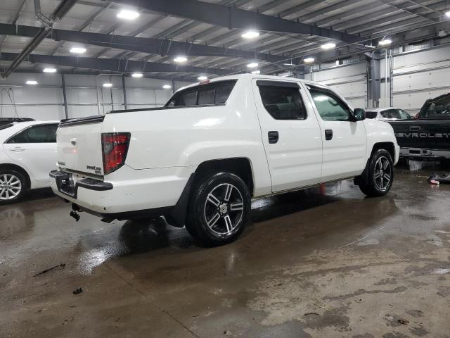 5FPYK1F76DB013311 - 2013 HONDA RIDGELINE SPORT WHITE photo 3