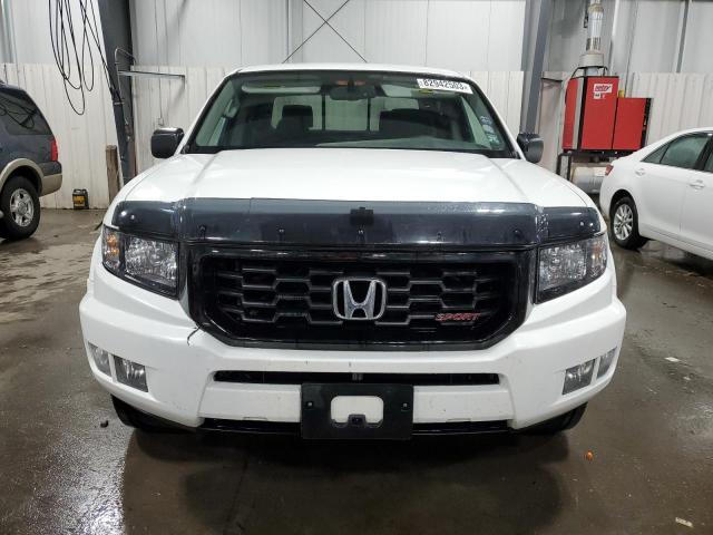 5FPYK1F76DB013311 - 2013 HONDA RIDGELINE SPORT WHITE photo 5