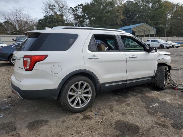 1FM5K7F8XGGD15200 - 2016 FORD EXPLORER LIMITED WHITE photo 3