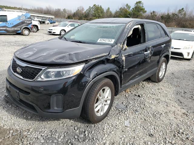 5XYKT3A65FG630751 - 2015 KIA SORENTO LX BLACK photo 1