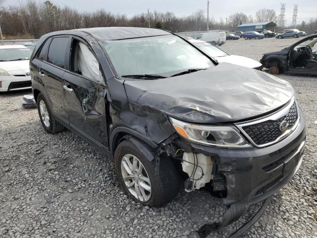 5XYKT3A65FG630751 - 2015 KIA SORENTO LX BLACK photo 4