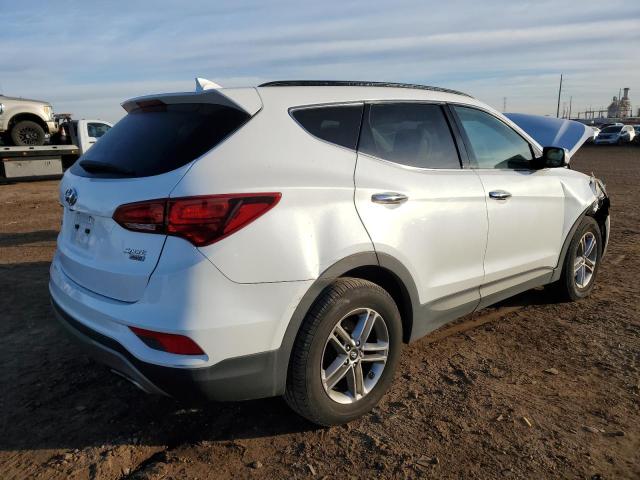 5NMZUDLB7JH062996 - 2018 HYUNDAI SANTA FE S WHITE photo 3