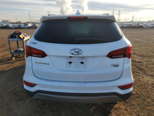 5NMZUDLB7JH062996 - 2018 HYUNDAI SANTA FE S WHITE photo 6