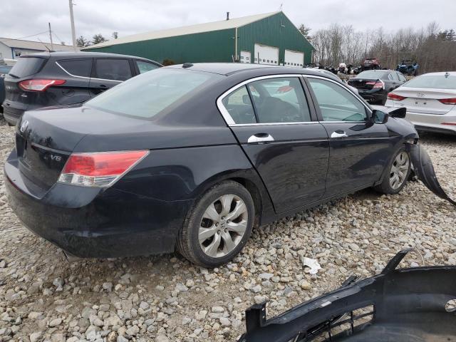 1HGCP36848A072799 - 2008 HONDA ACCORD EXL BLACK photo 3