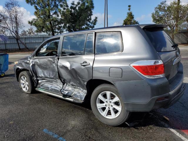 5TDZK3EH7CS056097 - 2012 TOYOTA HIGHLANDER BASE GRAY photo 2