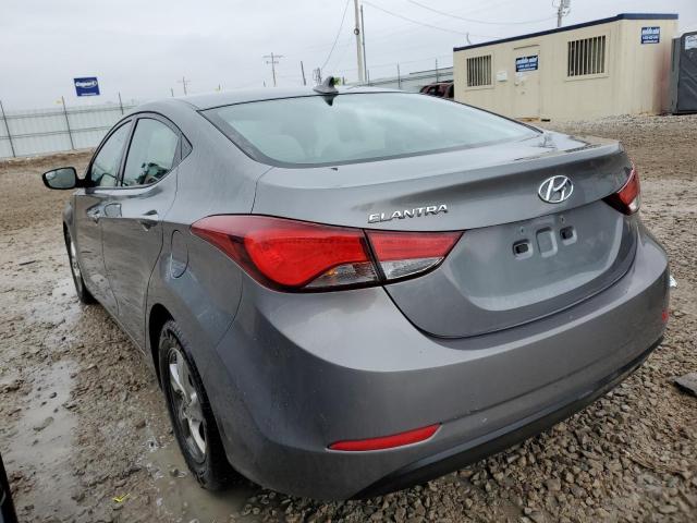 5NPDH4AE9EH526231 - 2014 HYUNDAI ELANTRA SE SILVER photo 2