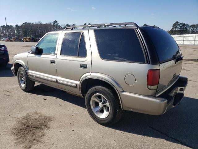 1GNCS13W2Y2183664 - 2000 CHEVROLET BLAZER TAN photo 2