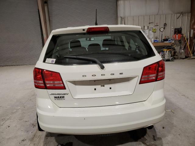 3C4PDCAB1ET197193 - 2014 DODGE JOURNEY SE WHITE photo 6