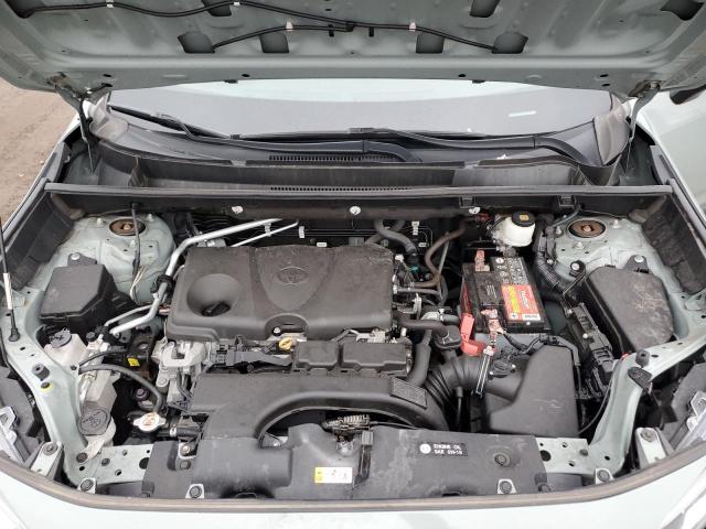 2T3P1RFV6KC001043 - 2019 TOYOTA RAV4 XLE GRAY photo 12