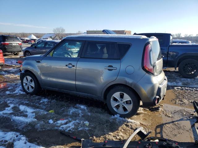 KNDJN2A22F7166392 - 2015 KIA SOUL GRAY photo 2