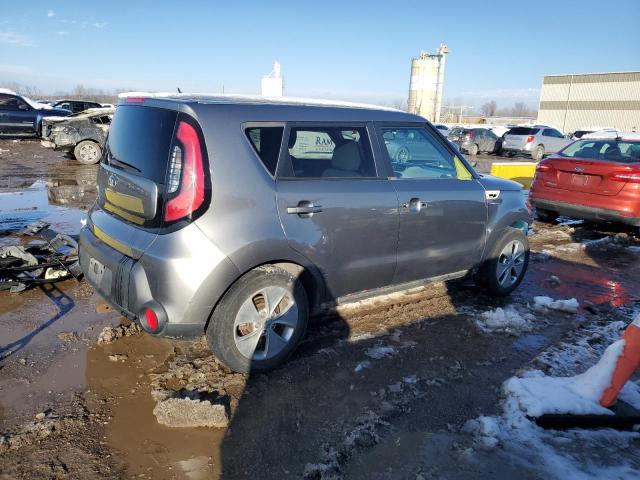 KNDJN2A22F7166392 - 2015 KIA SOUL GRAY photo 3