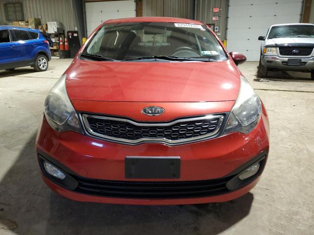 KNADN4A39C6053958 - 2012 KIA RIO EX RED photo 5