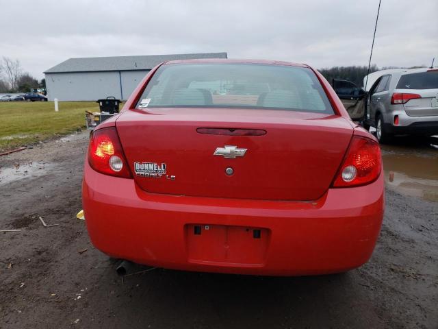 1G1AK55F267743132 - 2006 CHEVROLET COBALT LS RED photo 6