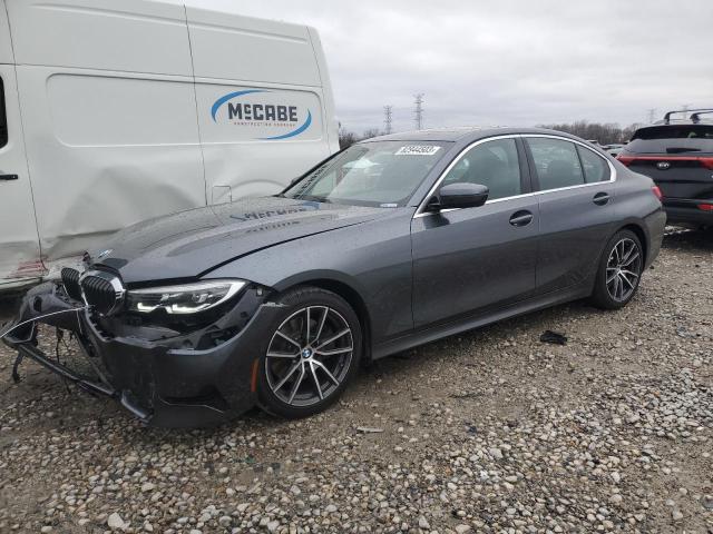 3MW5R1J00M8C07531 - 2021 BMW 330I GRAY photo 1