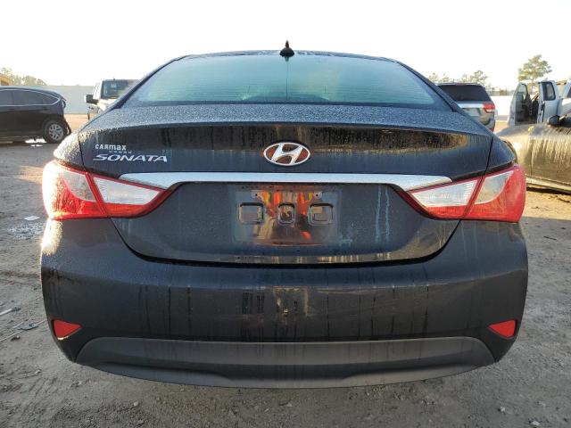 5NPEB4AC7EH924025 - 2014 HYUNDAI SONATA GLS BLACK photo 6