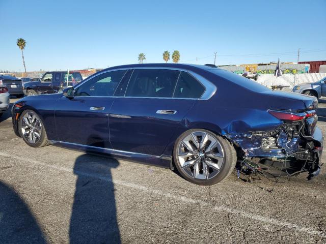 WBY53EJ03PCN85639 - 2023 BMW I7 XDRIVE60 BLUE photo 2