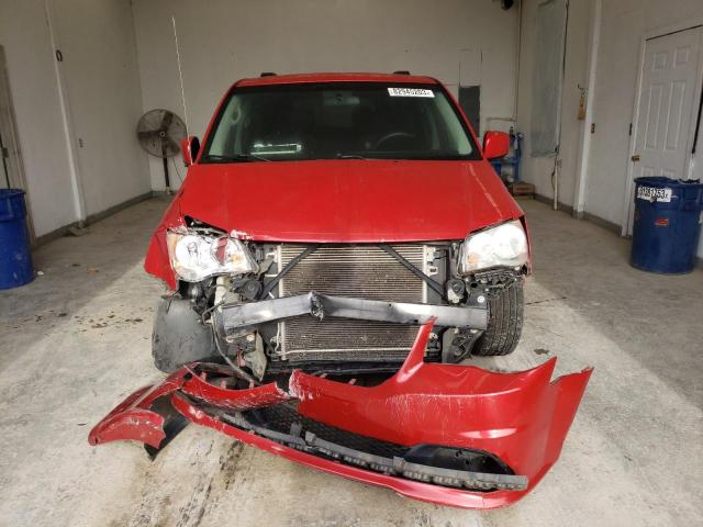 2C4RDGCGXCR264365 - 2012 DODGE GRAND CARA SXT RED photo 5