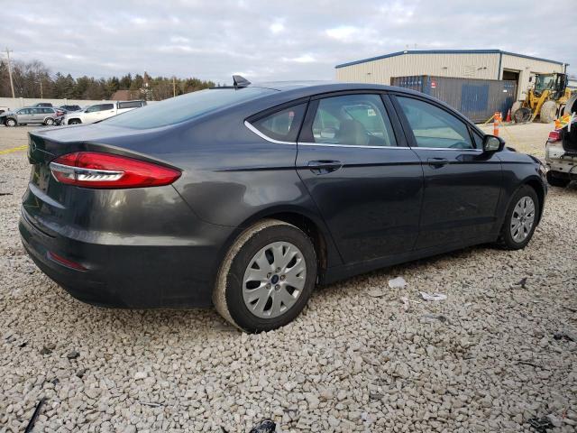 3FA6P0G78LR162557 - 2020 FORD FUSION S GRAY photo 3