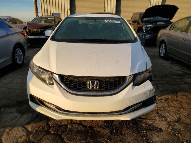 19XFB2F51DE092610 - 2013 HONDA CIVIC LX WHITE photo 5