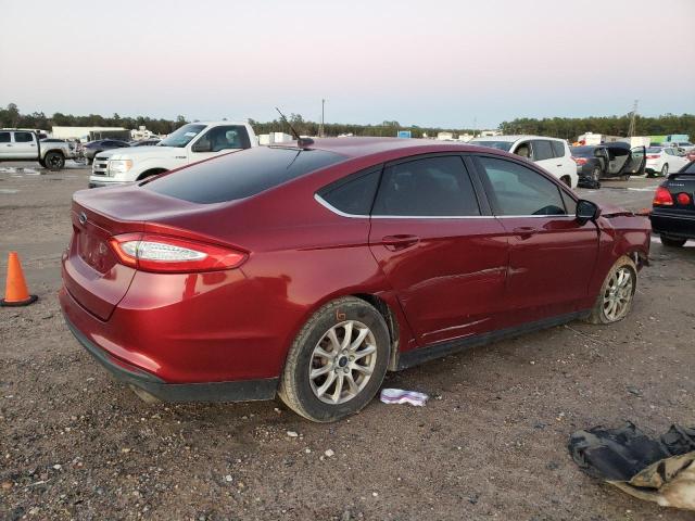3FA6P0G74GR193245 - 2016 FORD FUSION S RED photo 3