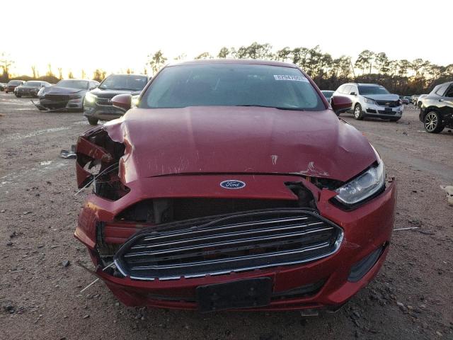 3FA6P0G74GR193245 - 2016 FORD FUSION S RED photo 5