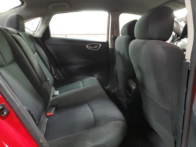 3N1AB7AP0FY296254 - 2015 NISSAN SENTRA S RED photo 10