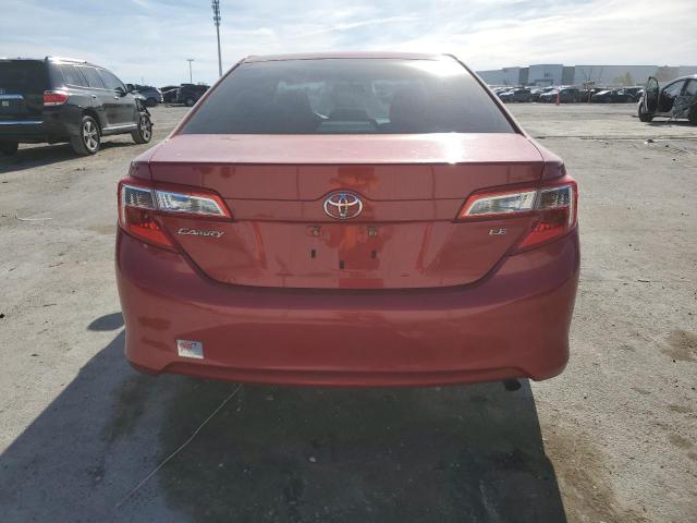 4T1BF1FK4CU501178 - 2012 TOYOTA CAMRY BASE RED photo 6