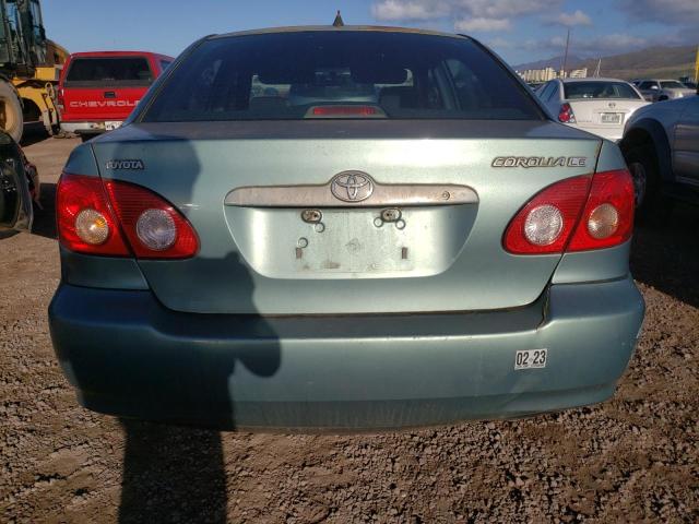 1NXBR32E35Z410683 - 2005 TOYOTA COROLLA CE GREEN photo 6