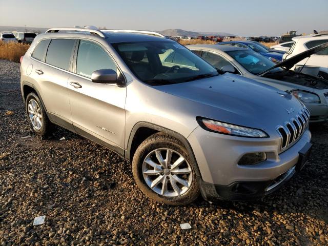 1C4PJLDB2HW516605 - 2017 JEEP CHEROKEE LIMITED SILVER photo 4