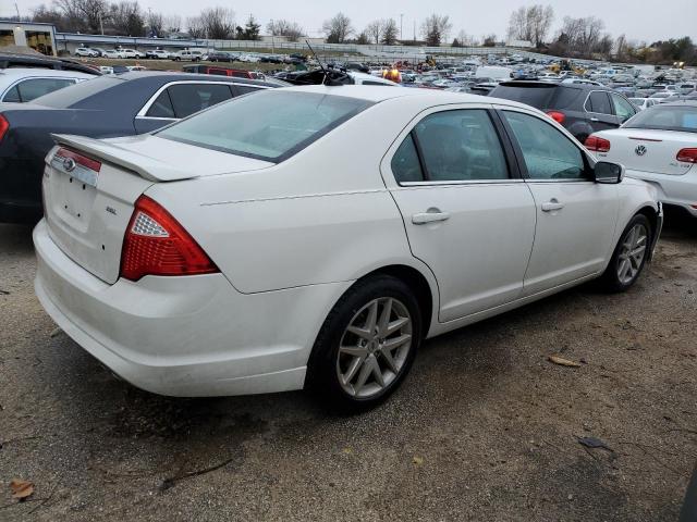 3FAHP0JA6CR396144 - 2012 FORD FUSION SEL WHITE photo 3