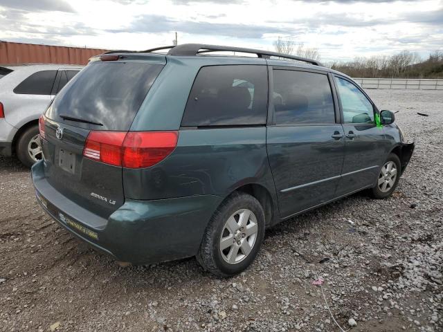 5TDZA23C34S147549 - 2004 TOYOTA SIENNA CE GREEN photo 3