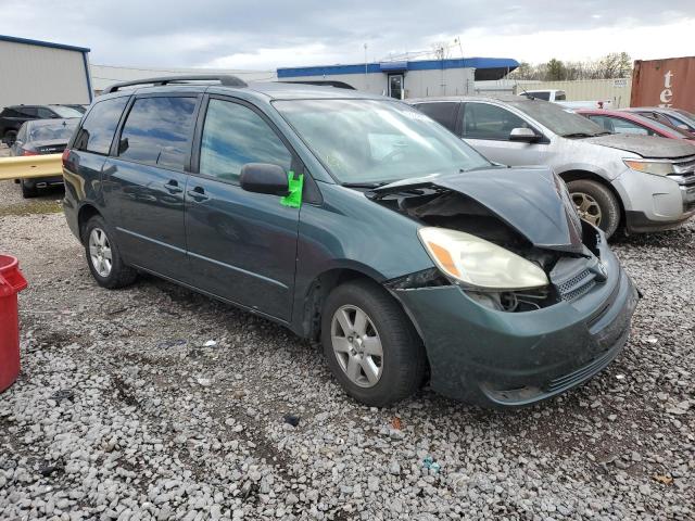 5TDZA23C34S147549 - 2004 TOYOTA SIENNA CE GREEN photo 4