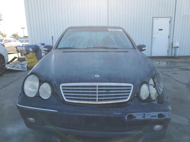 WDBRF61J63F390411 - 2003 MERCEDES-BENZ C 240 BLACK photo 5