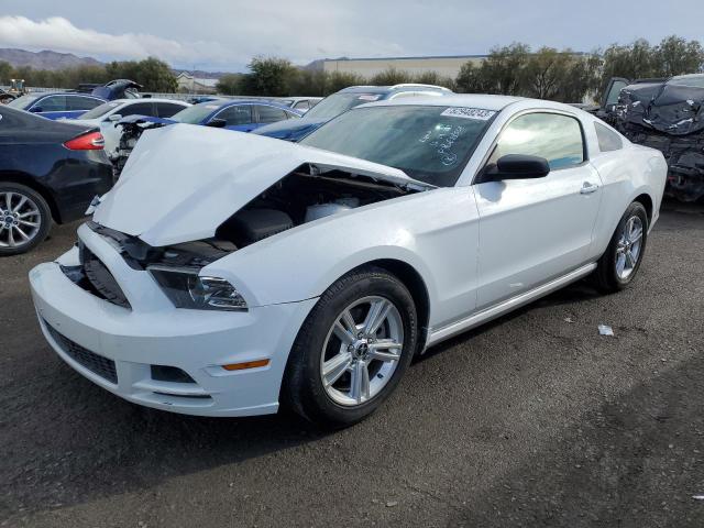 1ZVBP8AM3E5250439 - 2014 FORD MUSTANG WHITE photo 1