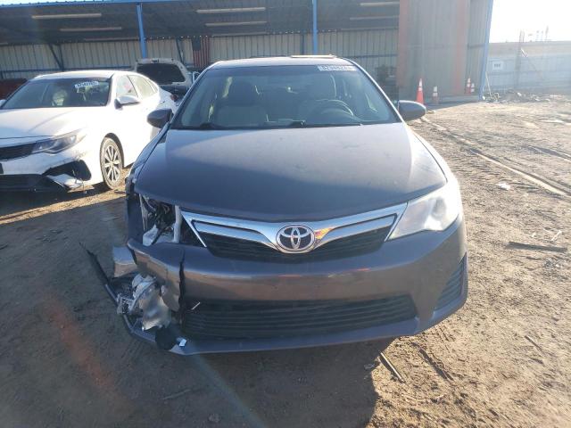 4T4BF1FK5CR245381 - 2012 TOYOTA CAMRY BASE GRAY photo 5