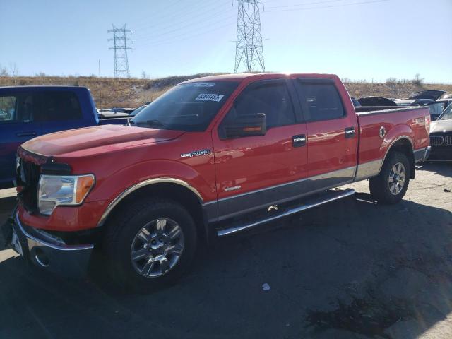 1FTFW1ET8BFC45145 - 2011 FORD F150 SUPERCREW RED photo 1