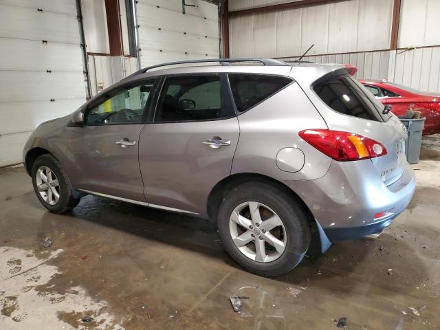 JN8AZ18U29W100249 - 2009 NISSAN MURANO S GRAY photo 2