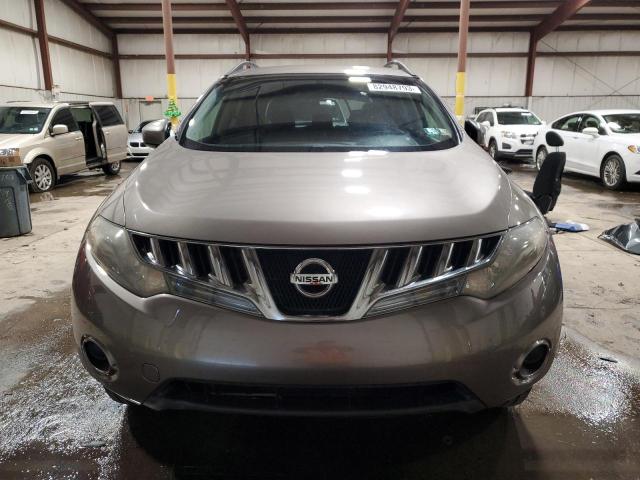 JN8AZ18U29W100249 - 2009 NISSAN MURANO S GRAY photo 5