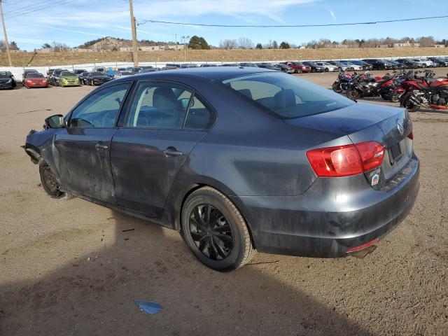 3VW1K7AJ2DM264349 - 2013 VOLKSWAGEN JETTA BASE GRAY photo 2