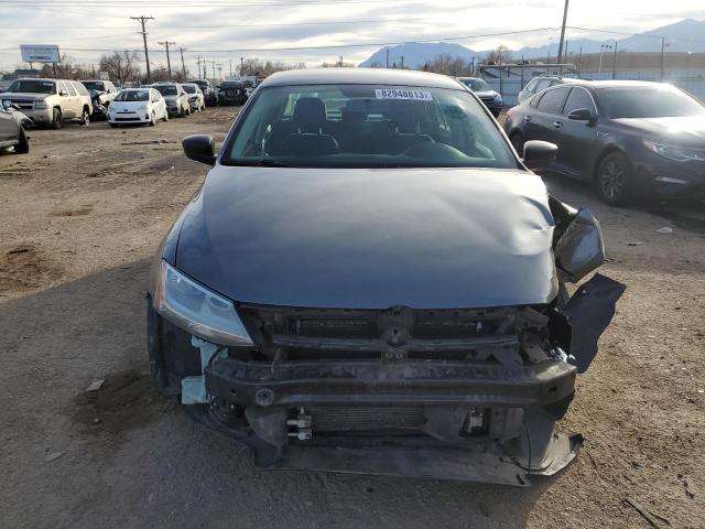 3VW1K7AJ2DM264349 - 2013 VOLKSWAGEN JETTA BASE GRAY photo 5